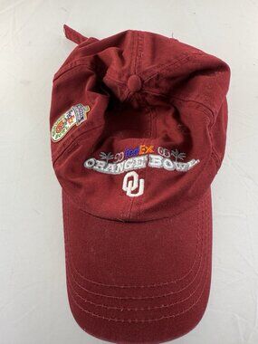 Vintage Oklahoma Sooners Hat Nike 2005 Orange Bowl Casual Dad One Size